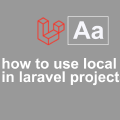 How to Use Local Font in Laravel Project