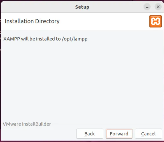 Path instalasi XAMPP